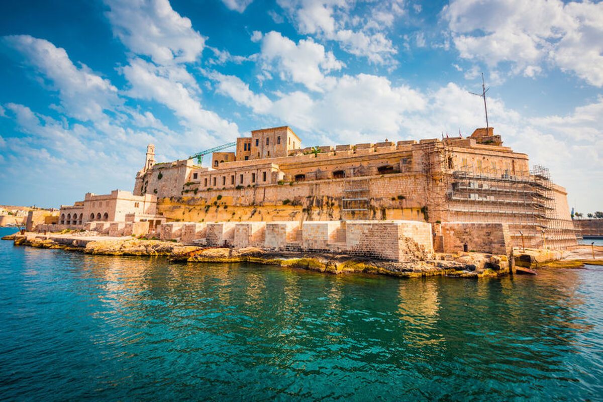 Het fort Sint-Angelo in de plaats Birgu