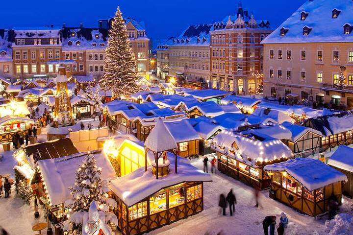 Dusseldorf in de kerstperiode