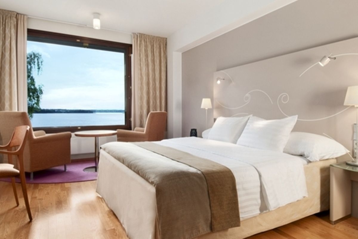 Hilton Helsinki Kalastajatorppa slaapkamer