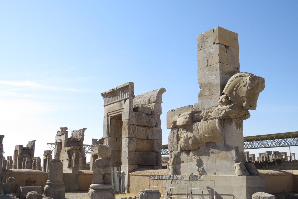 Historische opgravingen in Persepolis