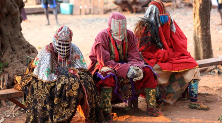 Vrouw in Benin