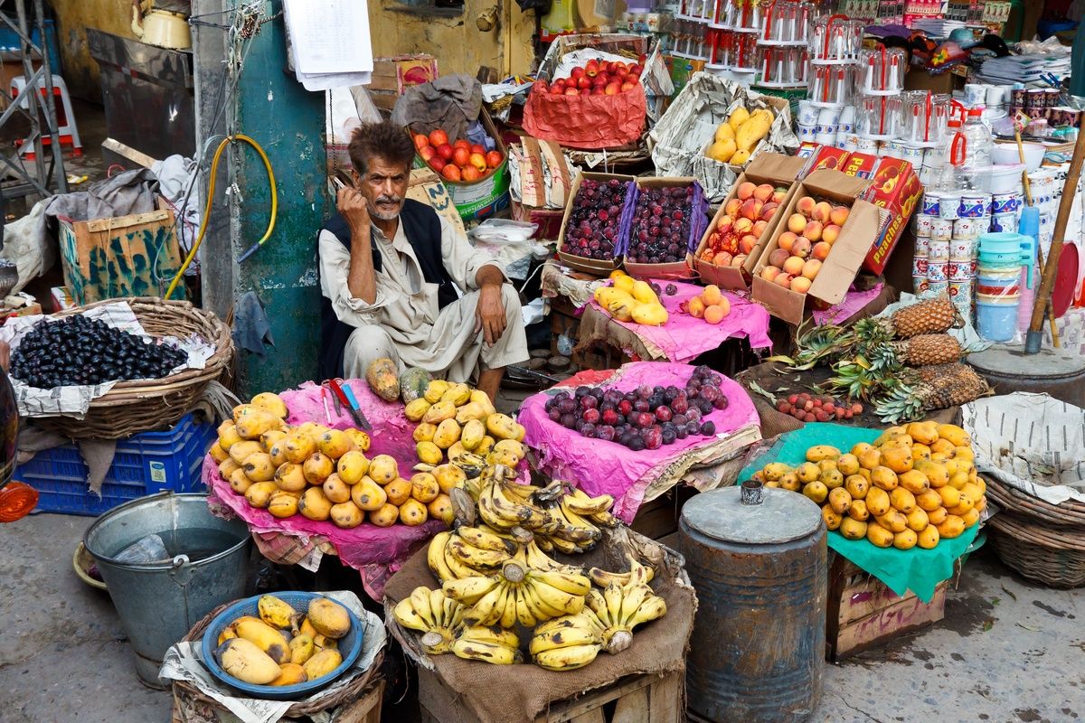 Markt in Rawalpindi, Pakistan