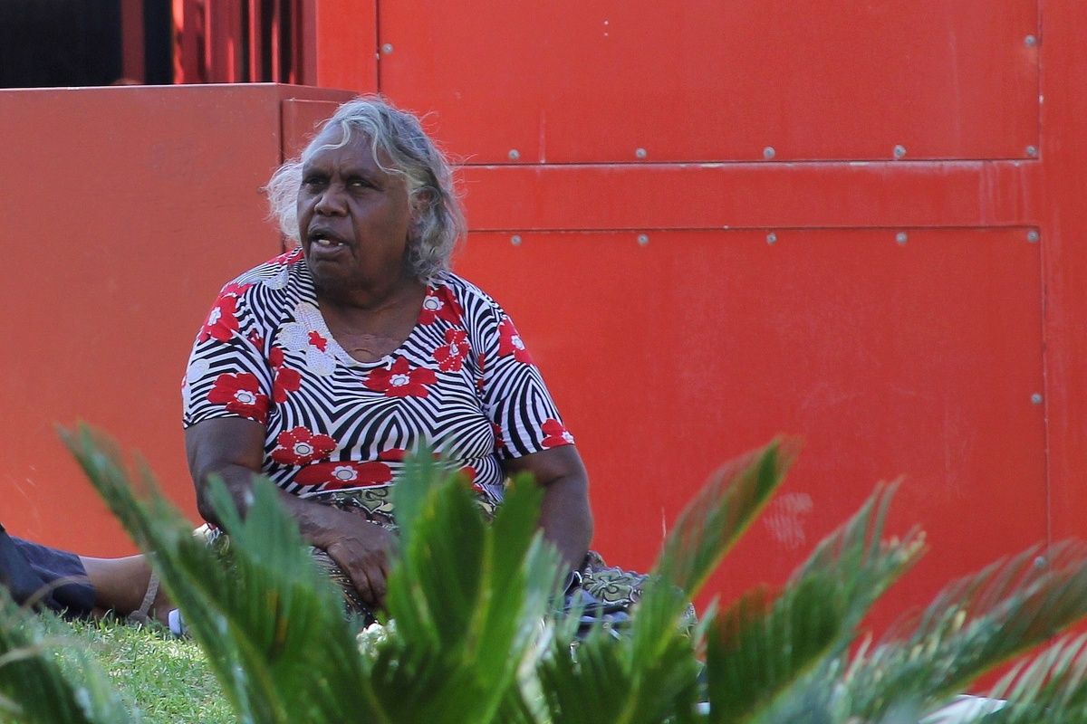 Een aboriginal vrouw van nu