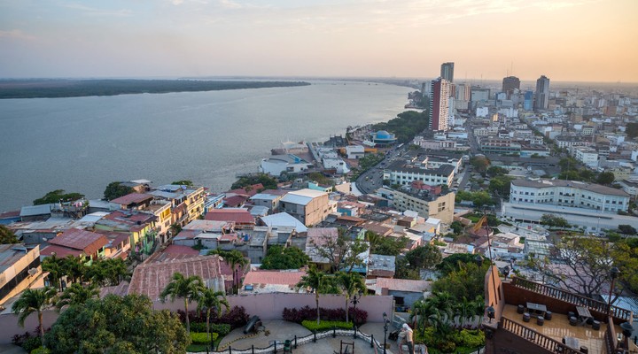 Uitzicht op de stad Guayaquil