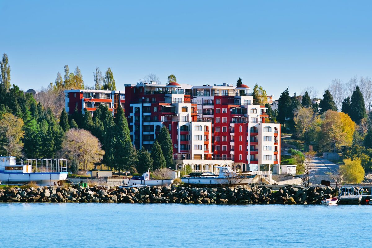 Kustlijn Nessebar Bulgarije