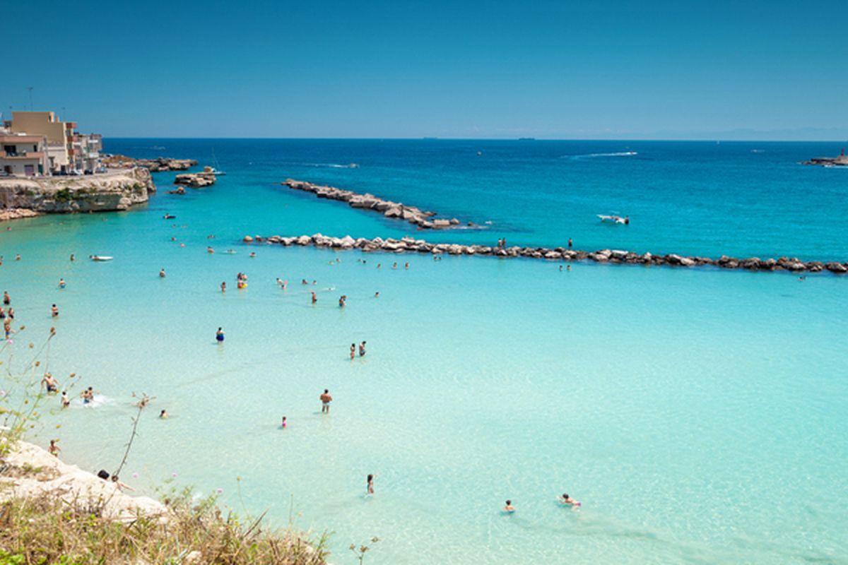 Strand in Otranto