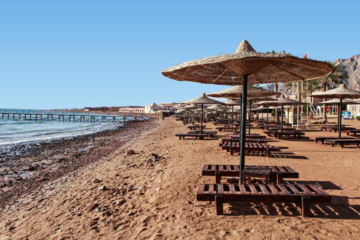 Strand Safaga Egyptische badplaats