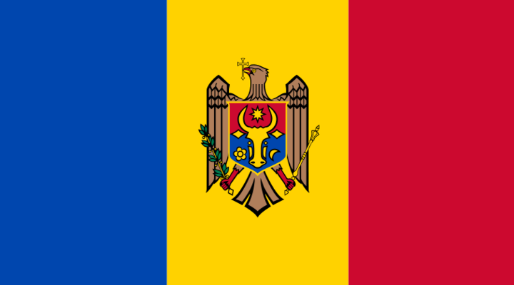 Huidige vlag van Moldavi