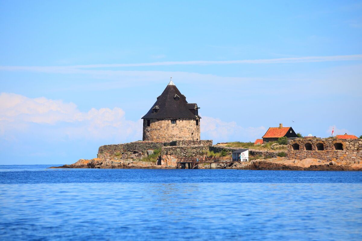 Fort Bornholm eiland Denemarken