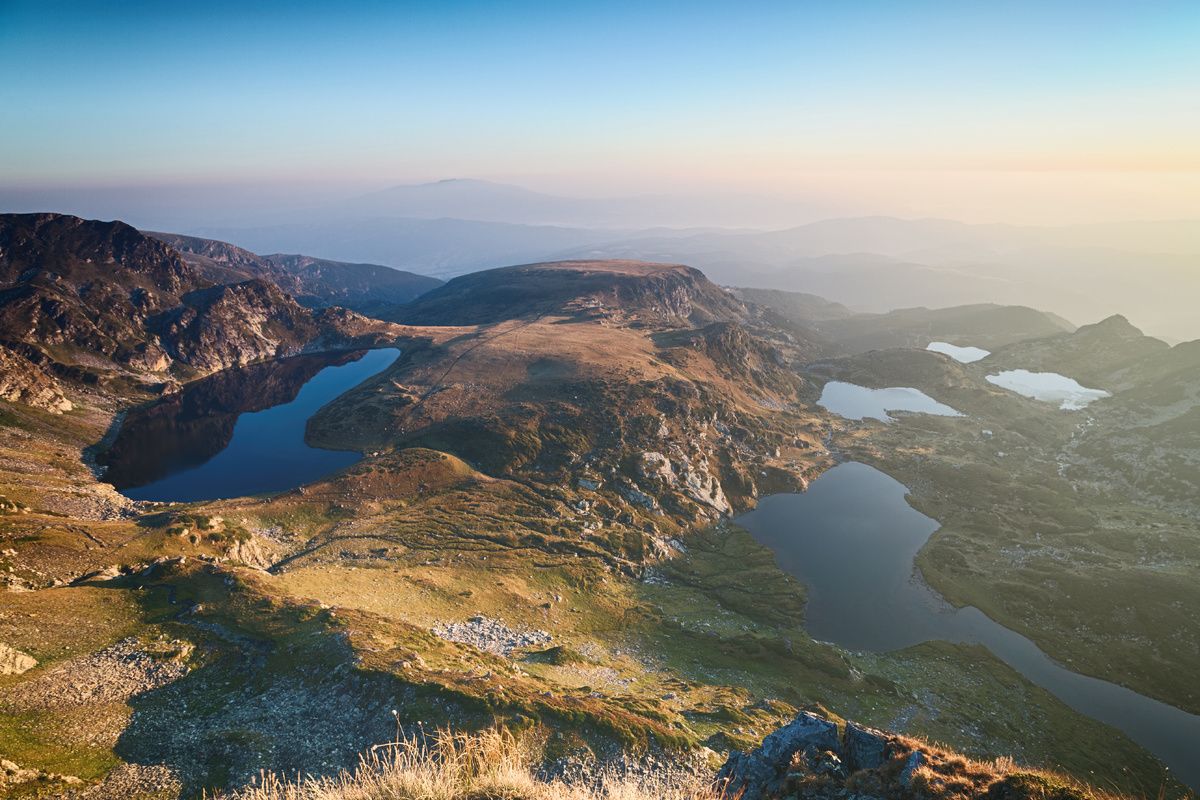 Uitzicht over Rila meren