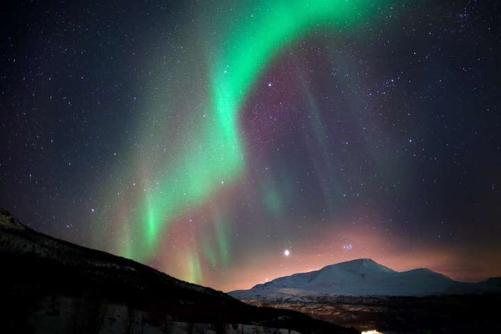 Het noorderlicht in IJsland