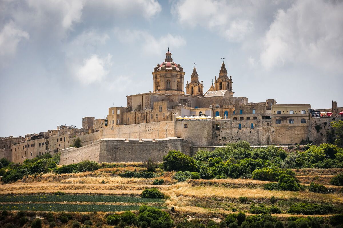 Fraai uitzicht op Mdina