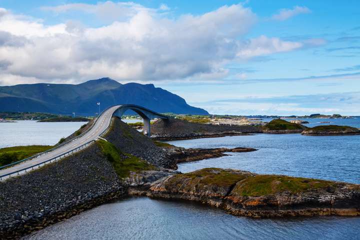 Atlantic Road in Noorwegen