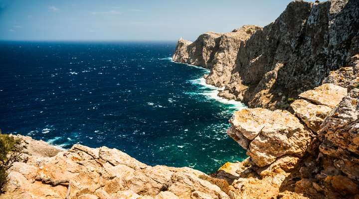 De kust van Mallorca