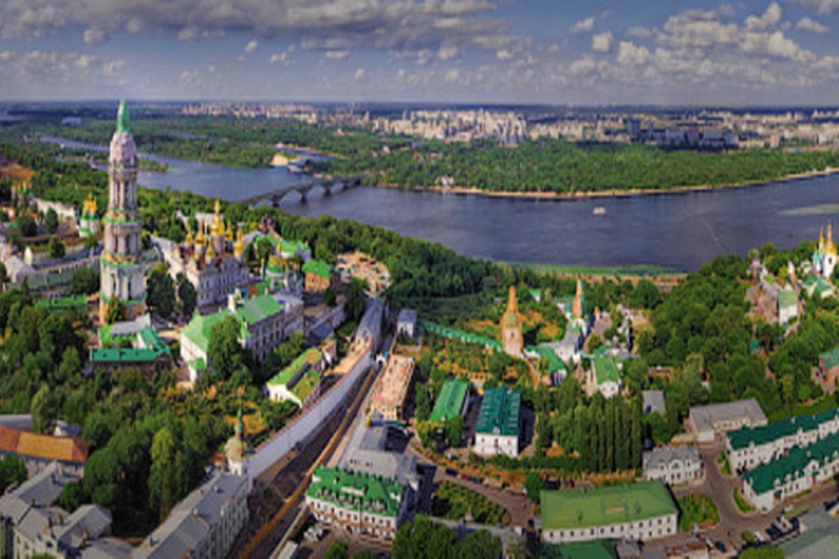 Uitzicht over Kiev