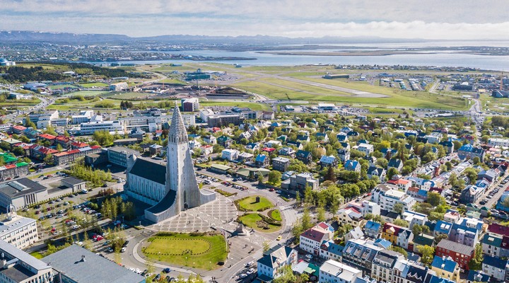 Skyline Reykjavik, IJsland