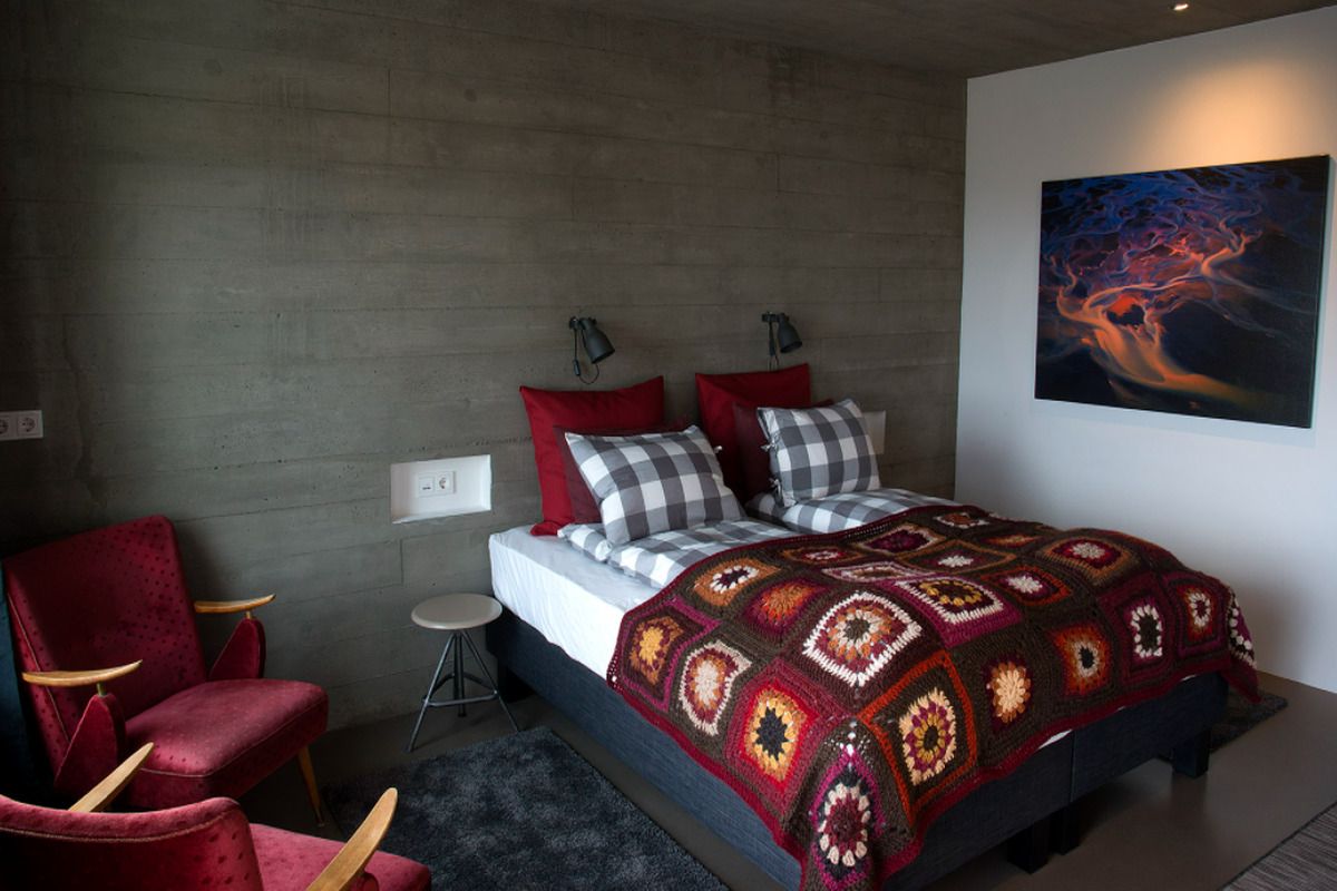 De superior kamer in Hrifunes Guesthouse