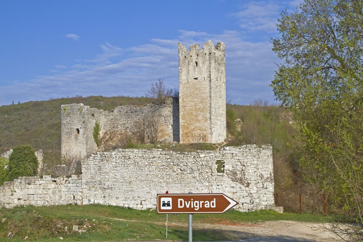 Ruines van Dvigrad, Kroatie