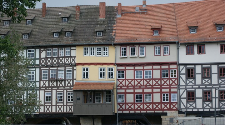 Kramerbrug Erfurt, historisch centrum