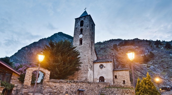 Kerk in Canillo, Andorra