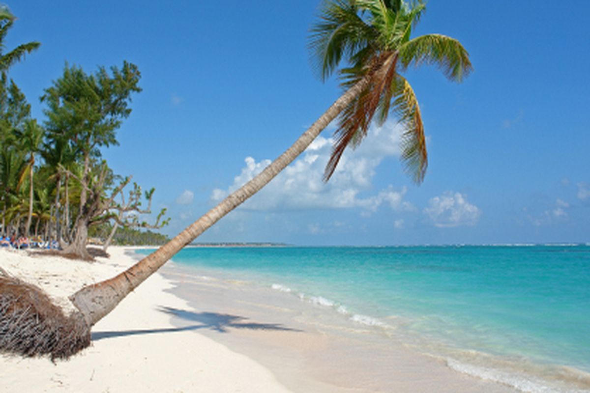 Strand op de Dominicaanse Republiek
