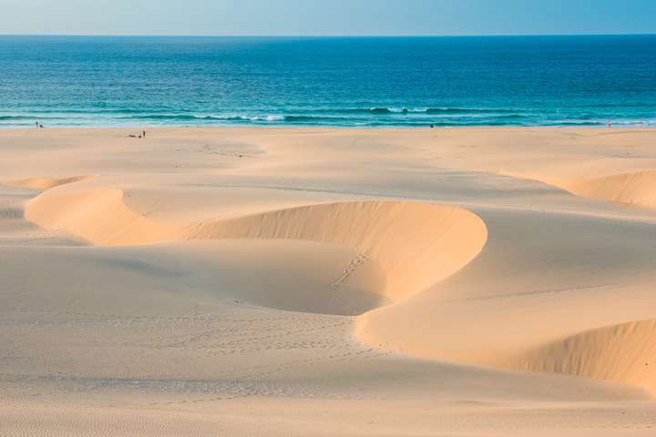 Zandduinen in Kaapverdië