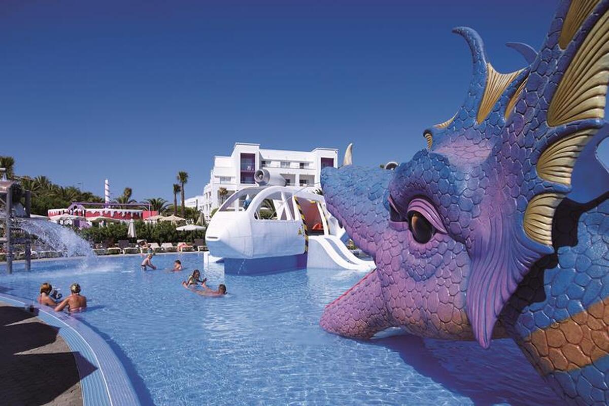Het kinderzwembad van Club RIU Gran Canaria