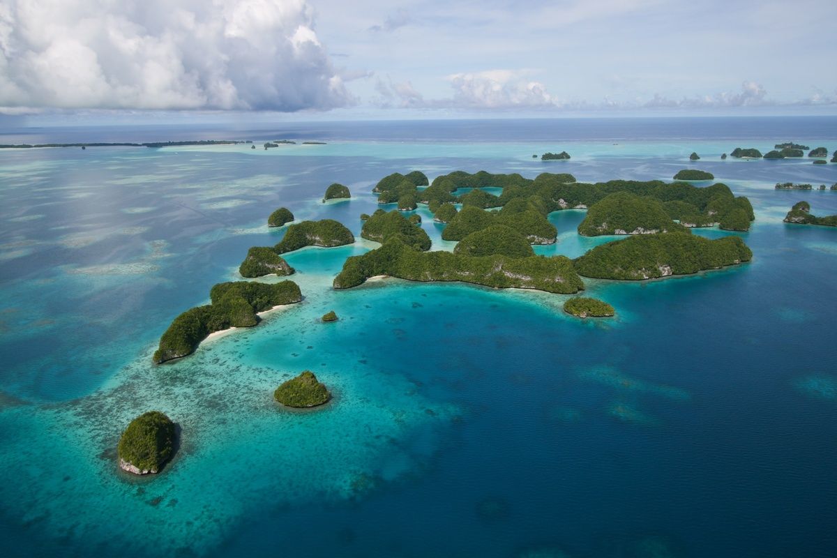 Eilanden bij Micronesia