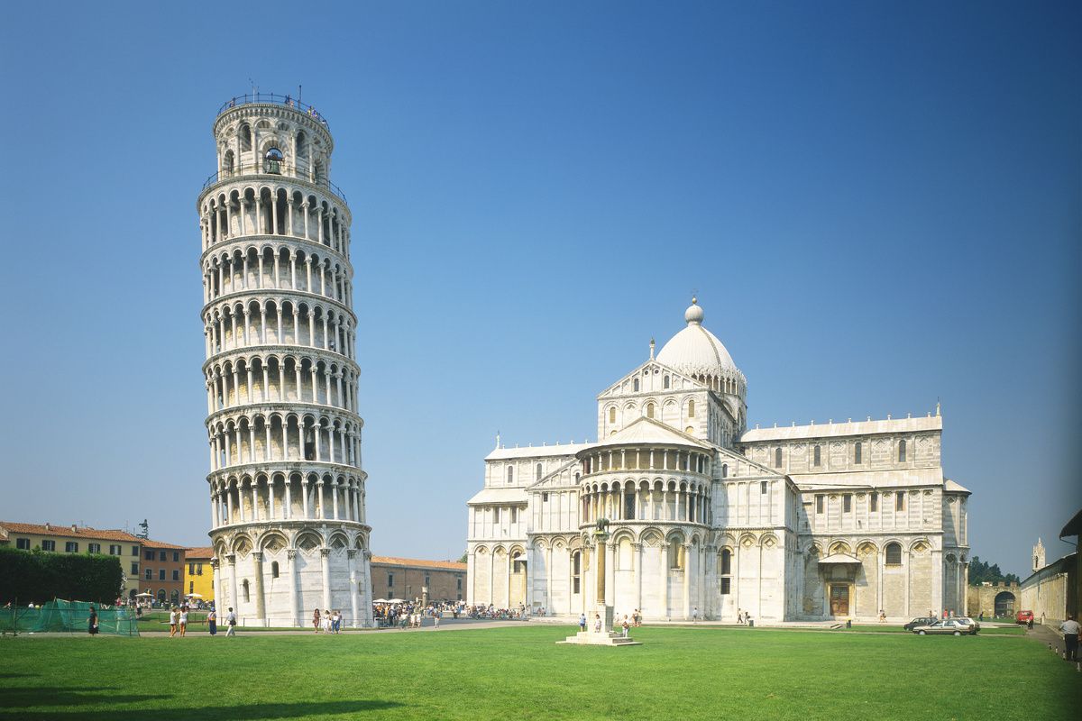 Duomo en scheve Toren van Pisa, Toscane