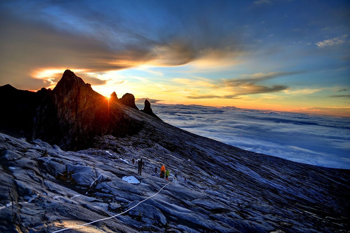 Mount Kinabalu zonsopgang
