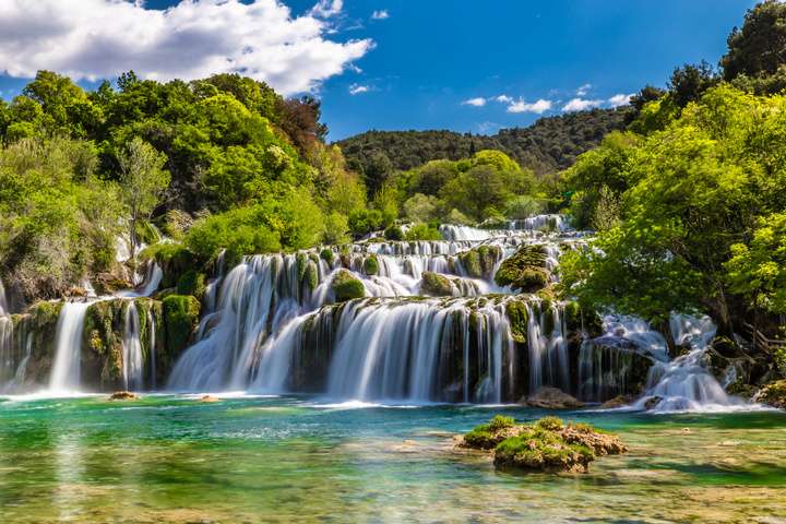 Waterval in Nationaal Park Krka