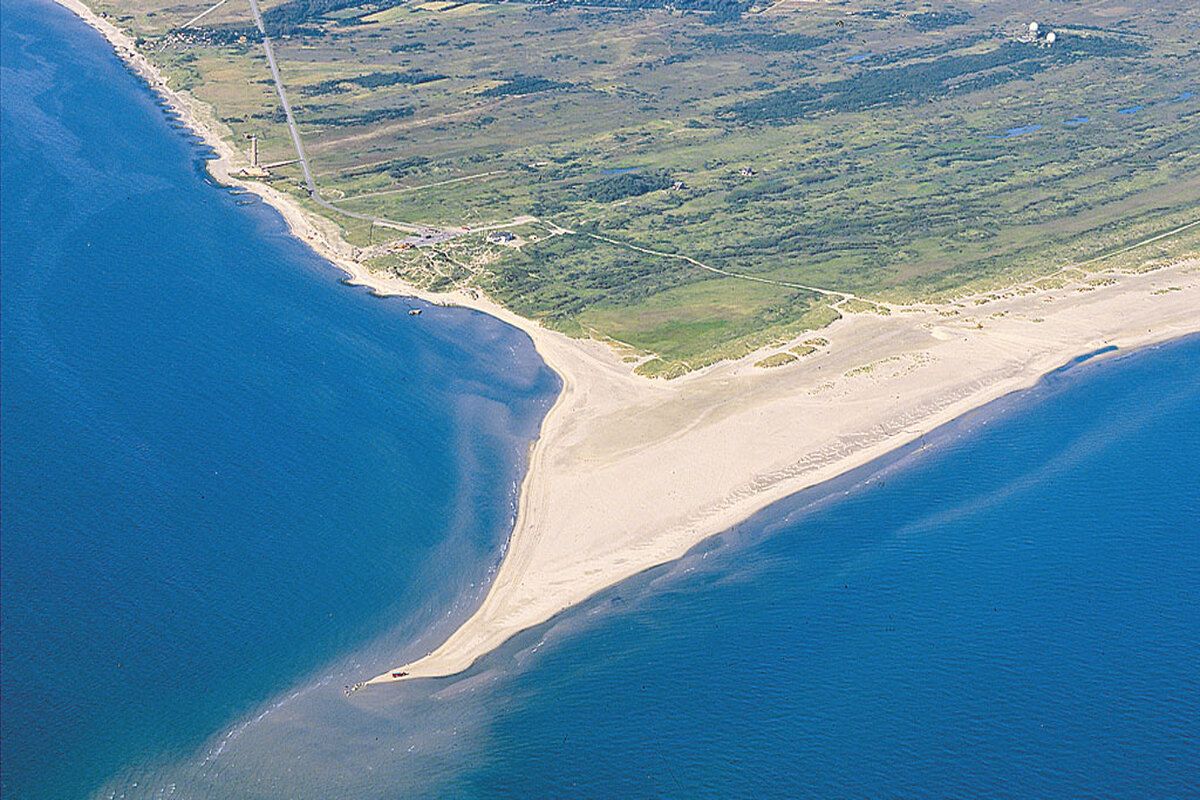 Skagen van uit de lucht