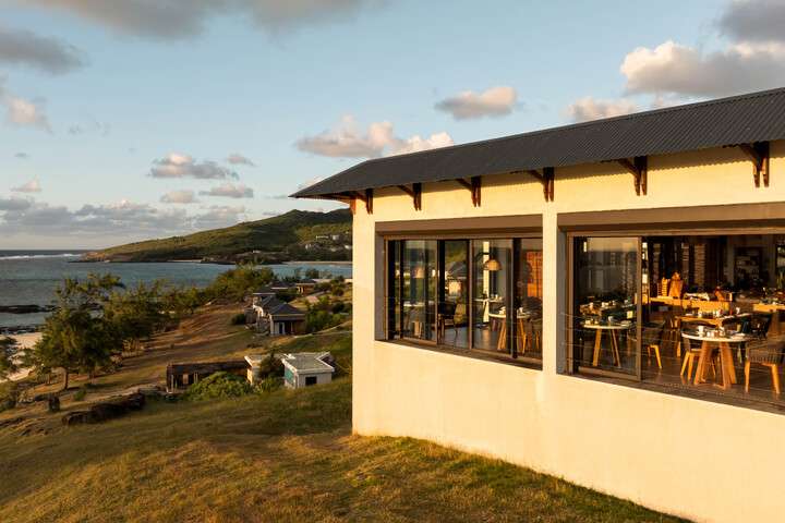 Prachtig uitzicht vanaf het restaurant