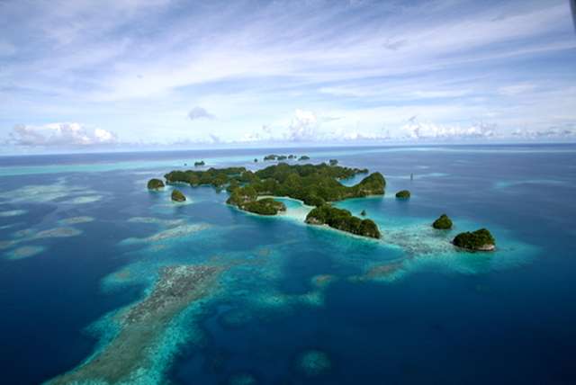 De eilanden van Micronesia