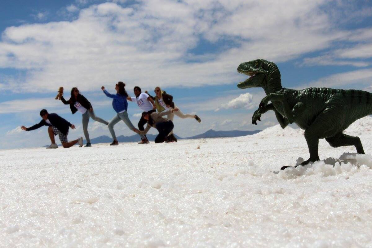 Een van onze originele Uyuni foto's