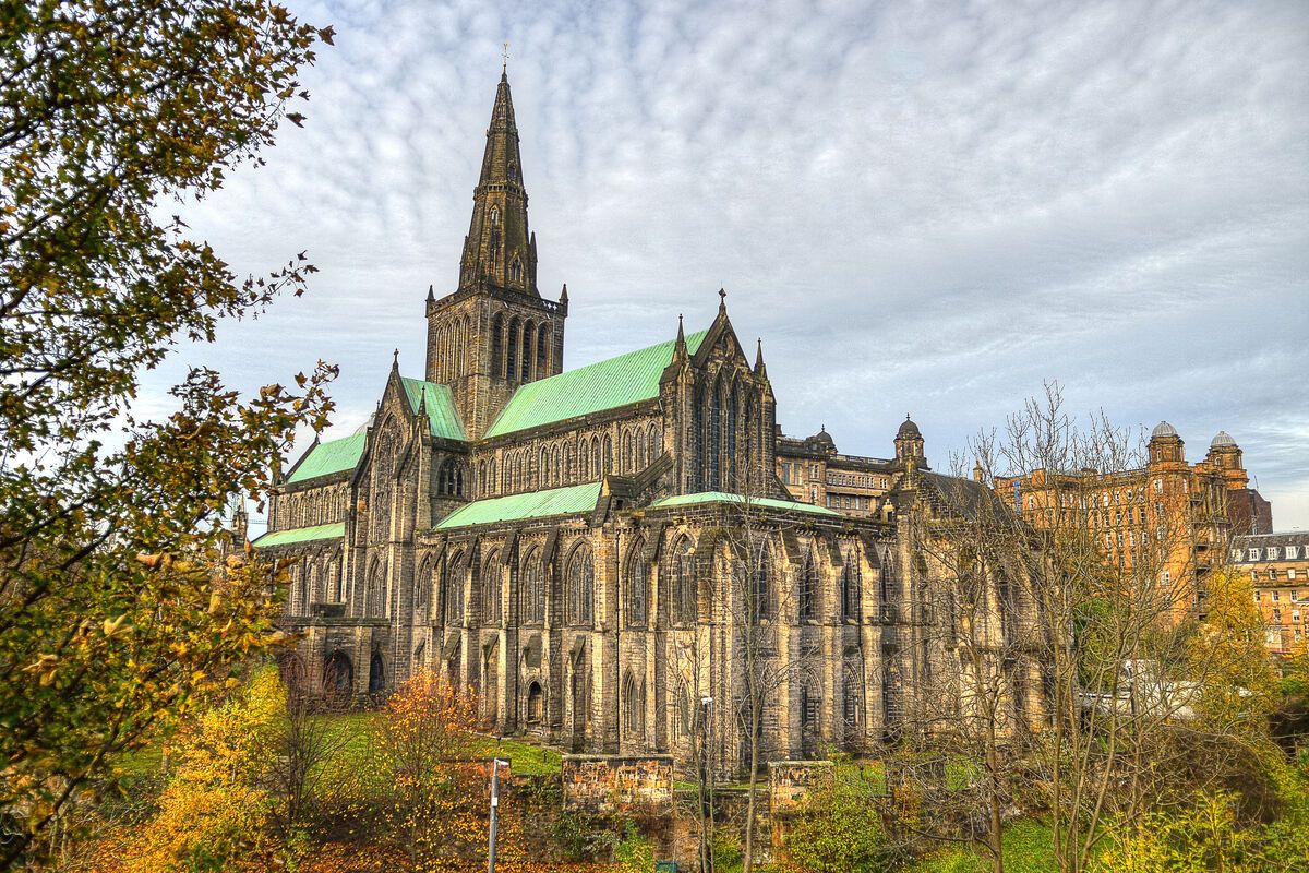 De kathedraal in Glasgow