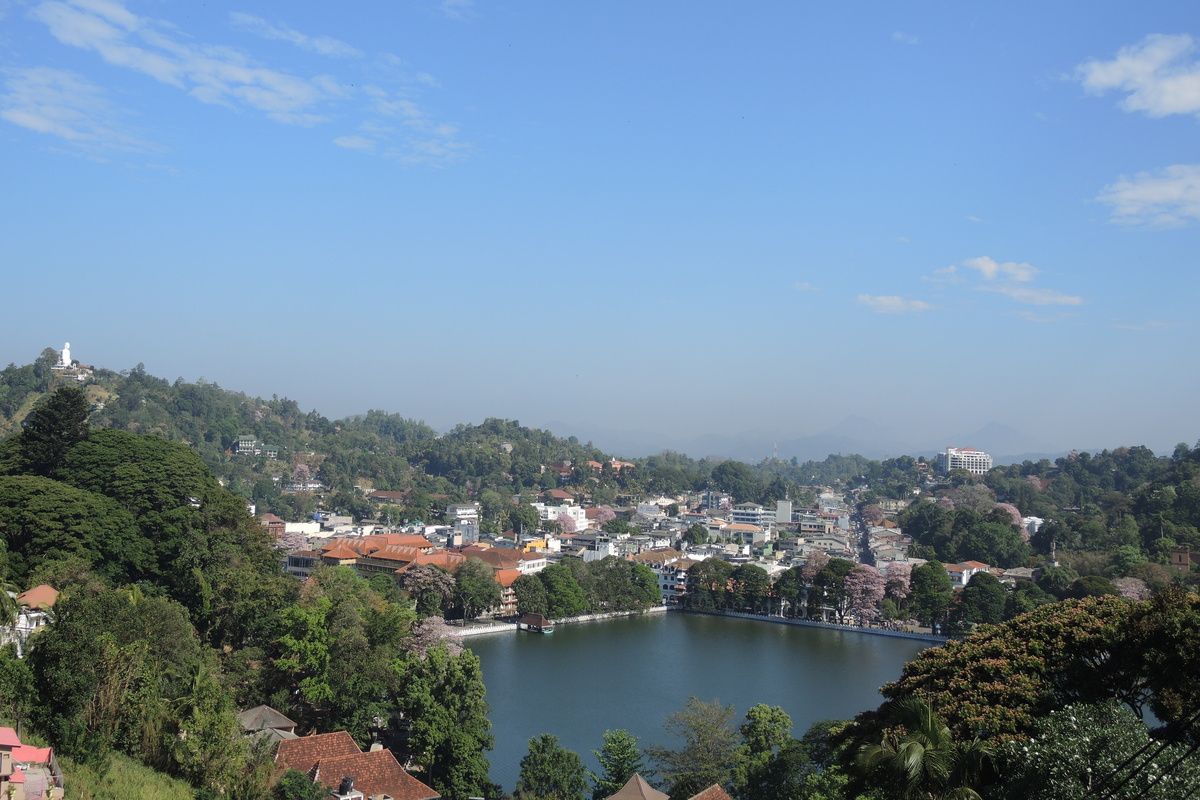 Het meer bij Kandy