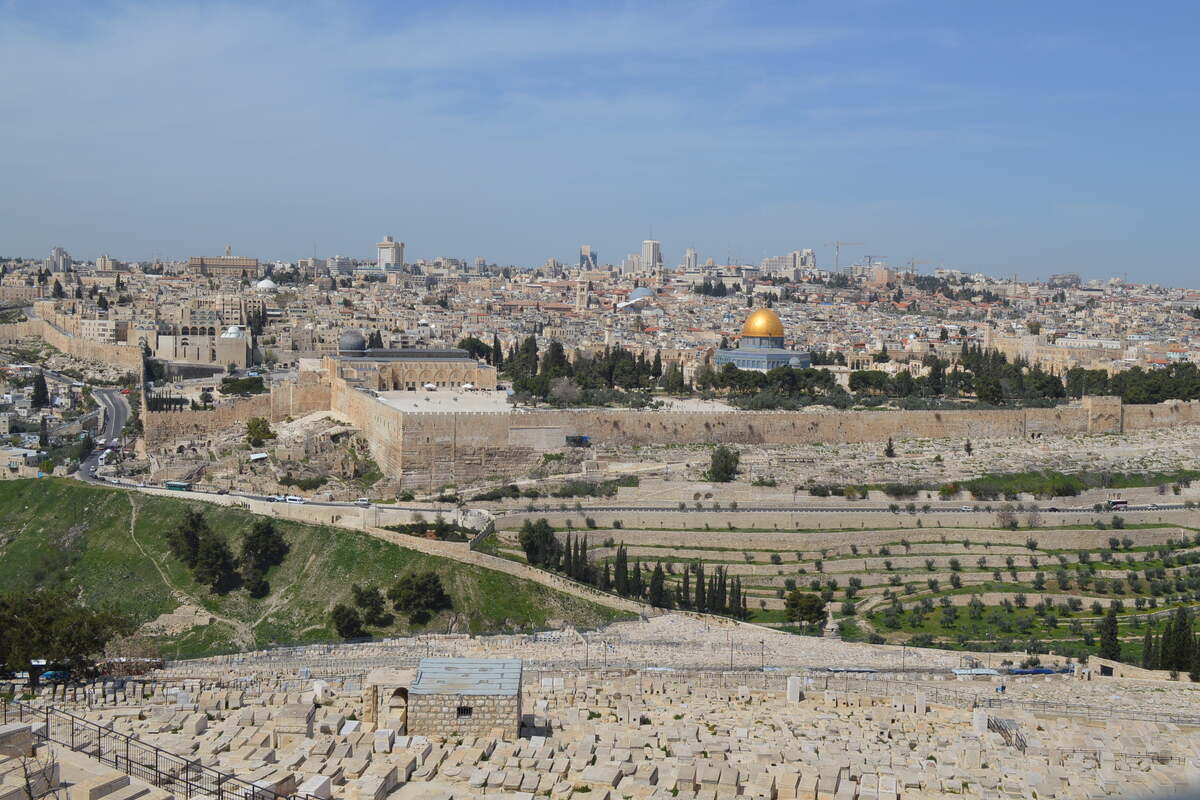 Uitzicht op Jeruzalem, Israel
