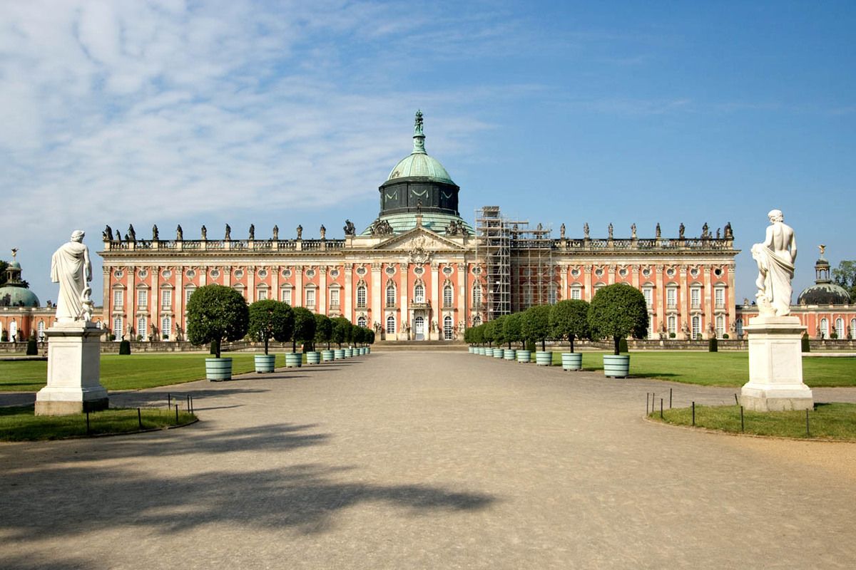 Het Nieuwe Paleis in Potsdam