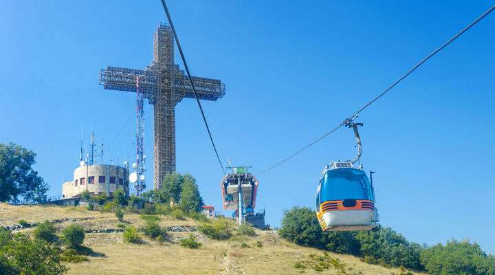 Millenium Kruis, Vodno Berg, Skopje