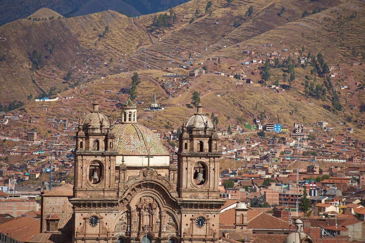 Koloniale kathedraal in Cuzco