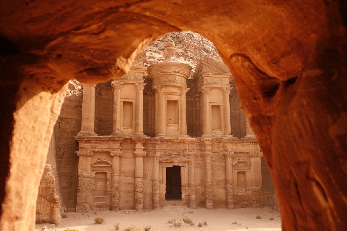Petra in Jordanië