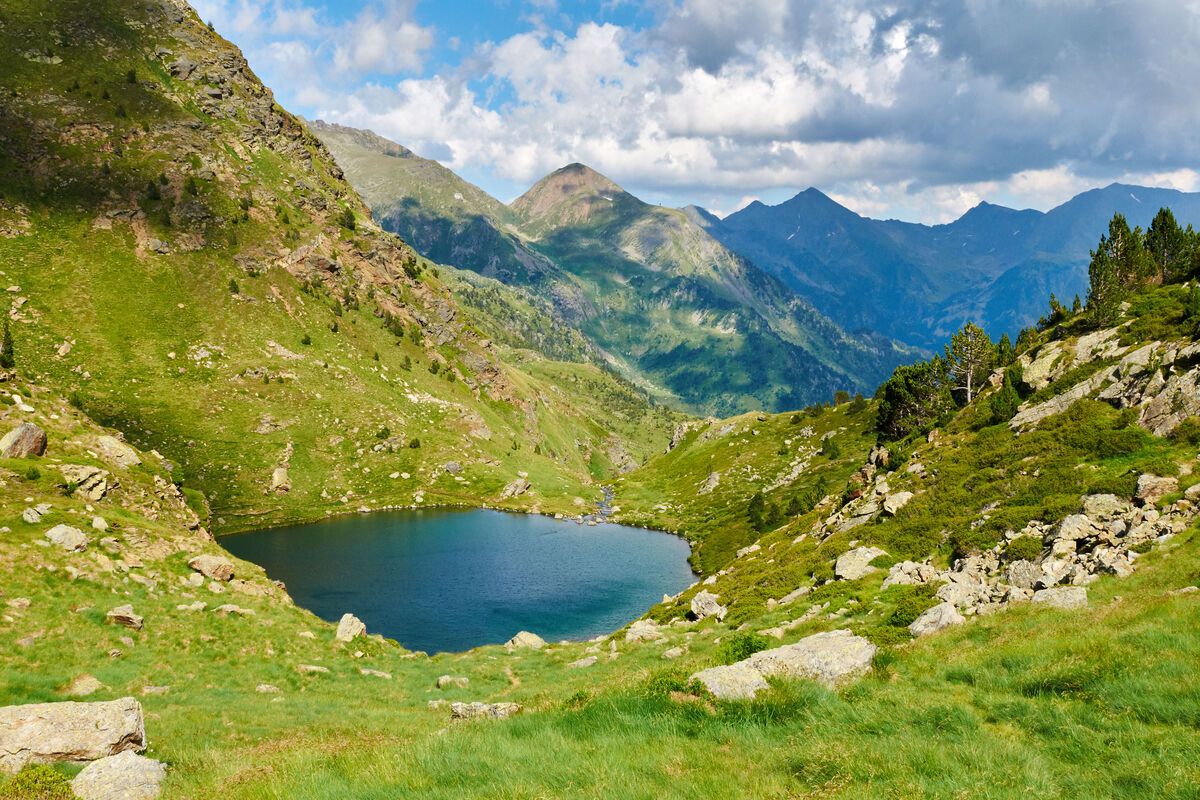 Een van de de Tristaina meren