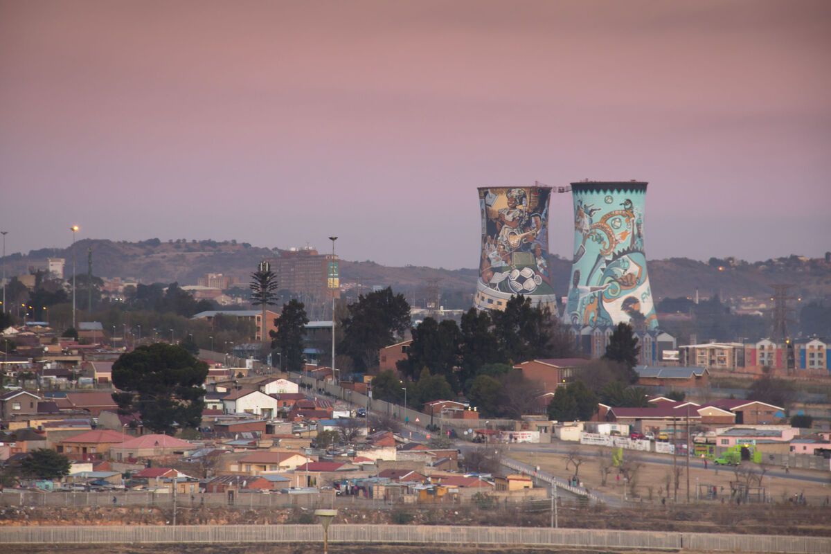 Uitzicht over Soweto