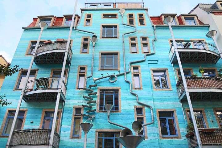 Kunsthof passage in Neustadt