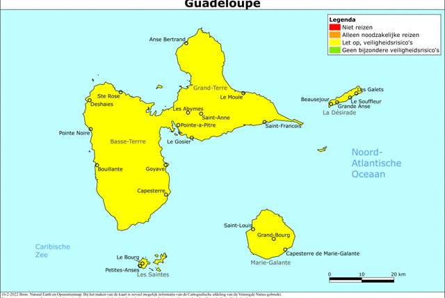 Reisadvies: Is Guadeloupe een veilig vakantieland?