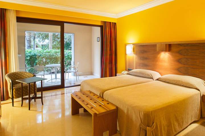 de slaapkamer van '2-persoonskamer, Zeezicht'