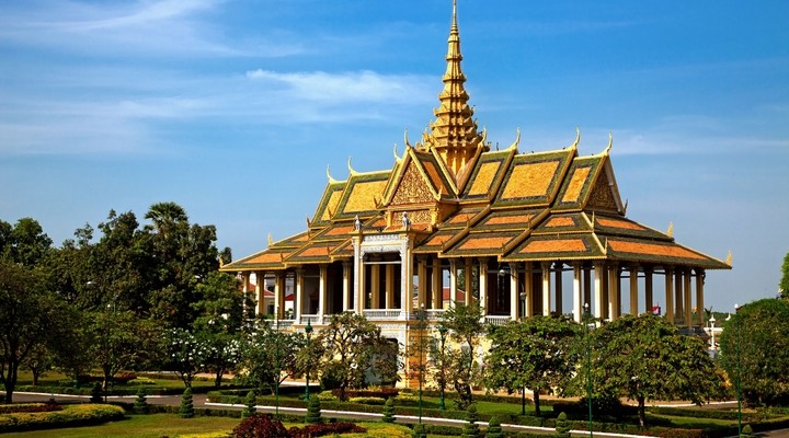Mooi gebouw in Cambodja