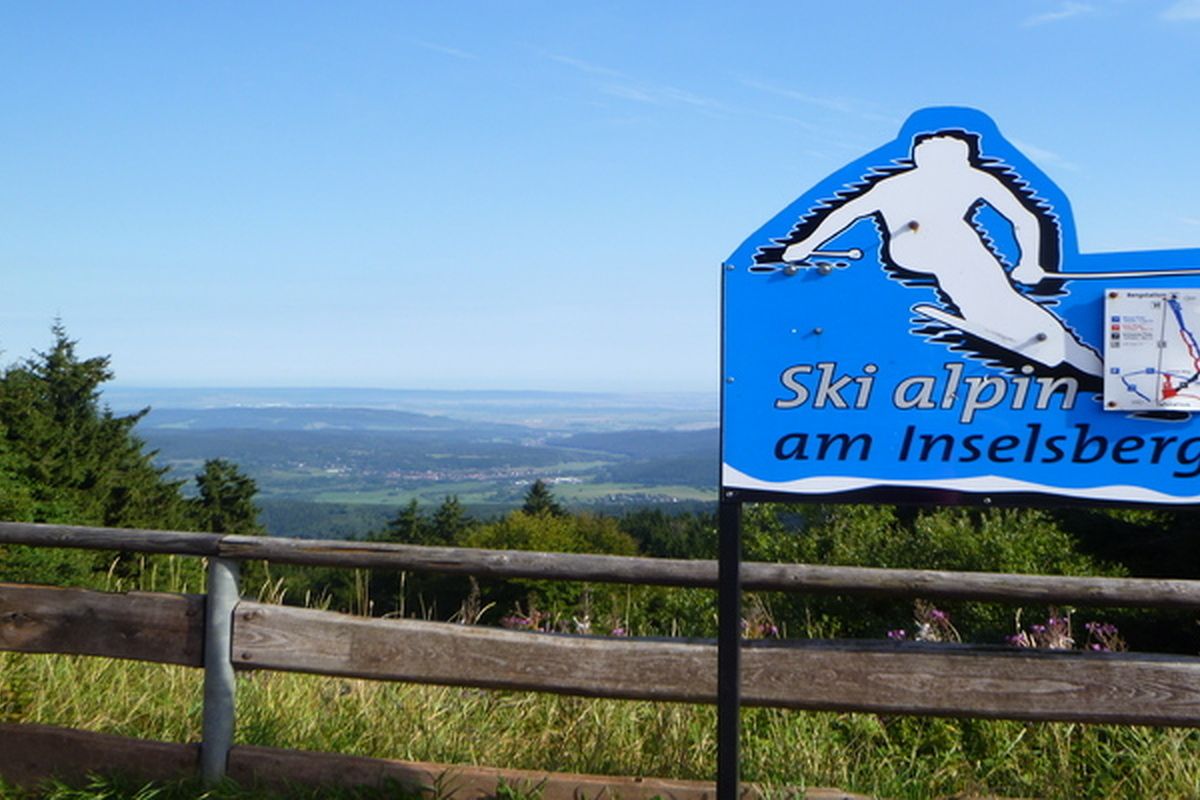 Uitzicht vanaf Inselsberg