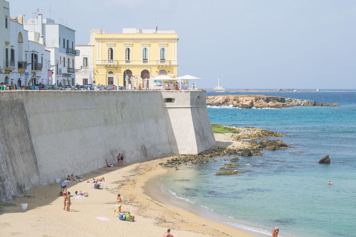 Het strandje bij Gallipoli